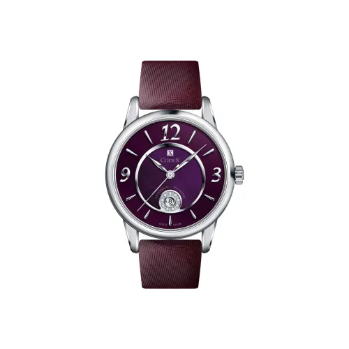 Codex Автоматический Механический Movement Женские Часы Eternal Collection 33 мм Фиолетовые