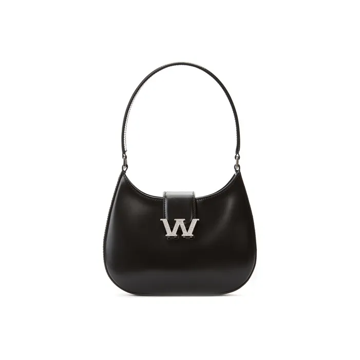Alexander Wang W Legacy Cow Leather Hobo Bag, Shoulder Bag, Handbag Women's Black