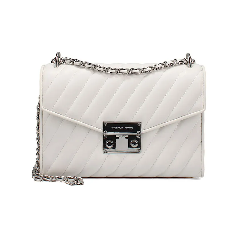 MICHAEL KORS Розовый Кожа Сумка через плечо Стандартная Женская Чисто Белая