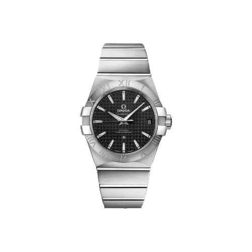 OMEGA Автоматический Механический Movement Мужские Часы Constellation Collection 38 мм Черные