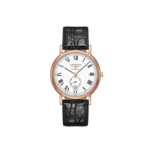LONGINES Автоматический Механический Движение Мужские FASHION Collection Часы 38,5 мм Белый