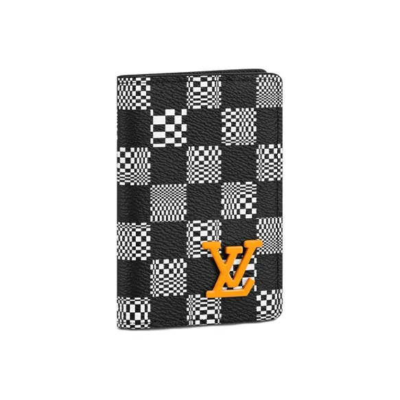 LOUIS VUITTON Pocket Organizer Black/White