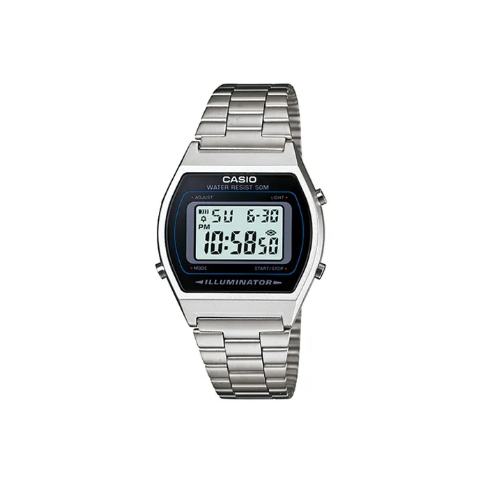 CASIO YOUTH Collection Металл Small Block Кварцевый механизм Часы Мужские Серебристый циферблат