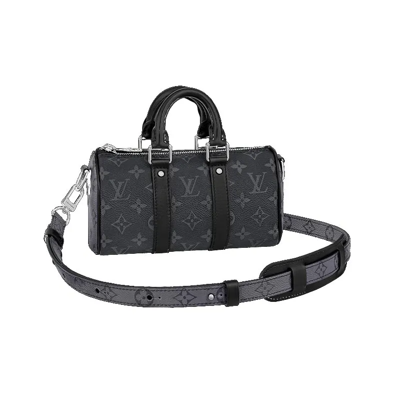 LOUIS VUITTON Keepall Xs Monogram Eclipse Reverse Black