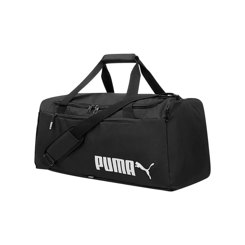 PUMA Fabric One Shoulder Handbag, Crossbody Bag, Gym Bag Medium Size Unisex Black