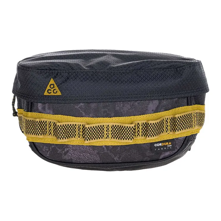 Nike Полиэстер Sling Сумка Сумка через плечо Бананка Обычный Мужской Черный