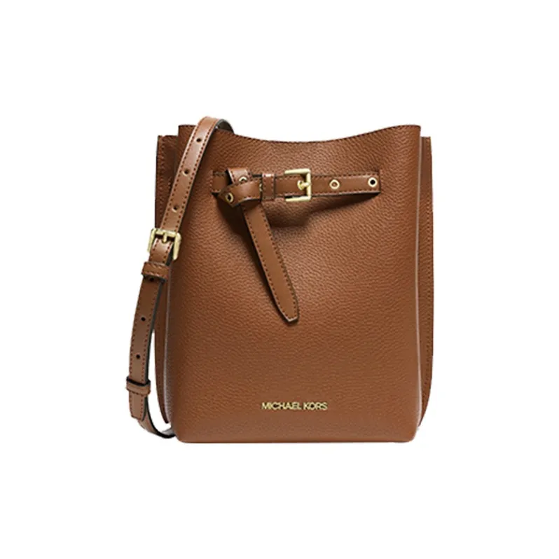 MICHAEL KORS Эмилия Коровья кожа Сумка через плечо Маленькая Женская Коричневая