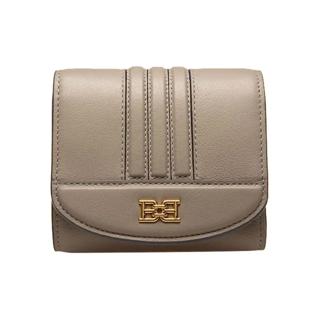 BALLY Коровья кожа Держатель для карт кошелек Женский Серый
