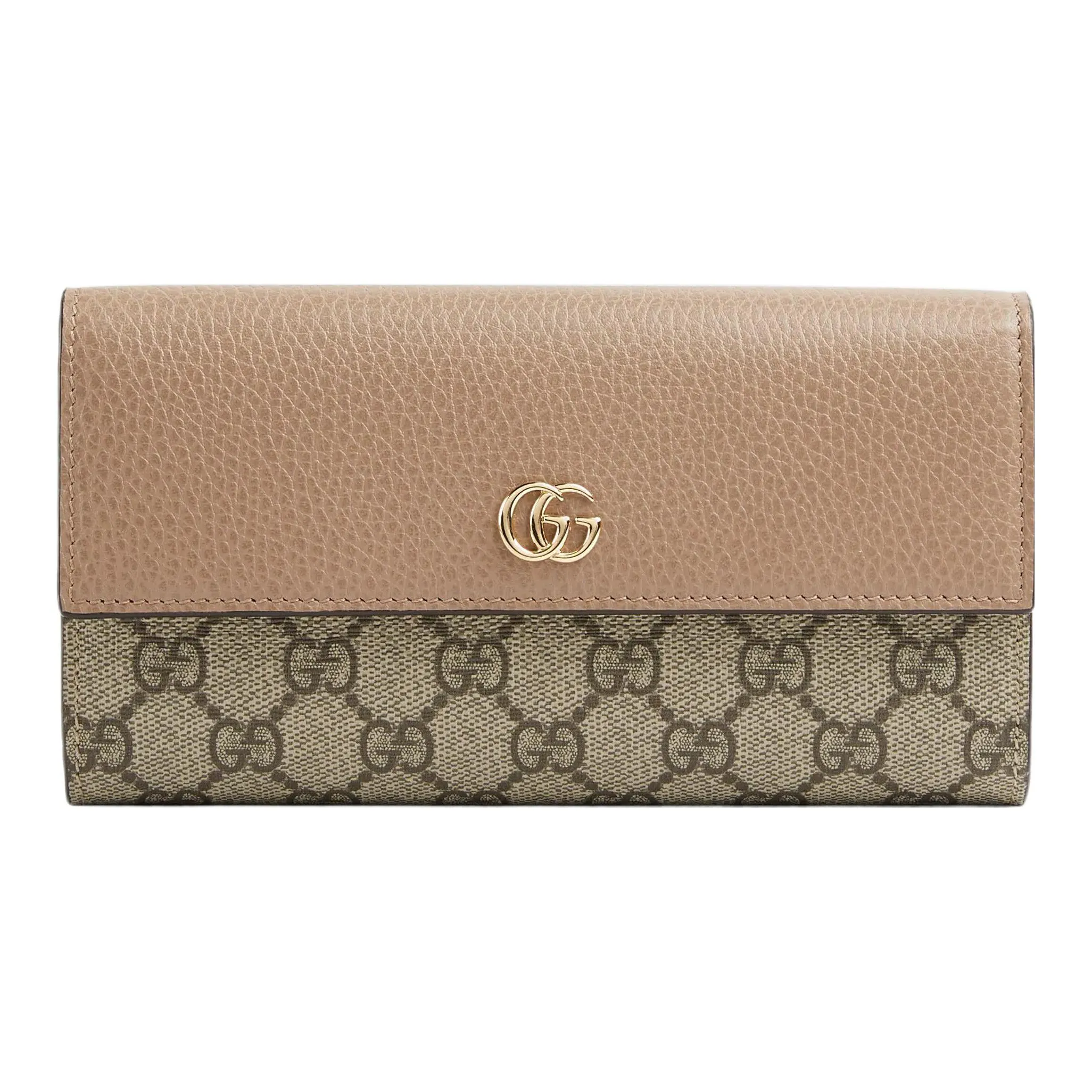 GUCCI Leather Wallet Women's Pink