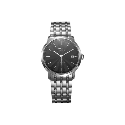 MIDO Автоматический Механический Movement Мужские Baroncelli Часы 37 мм Черные