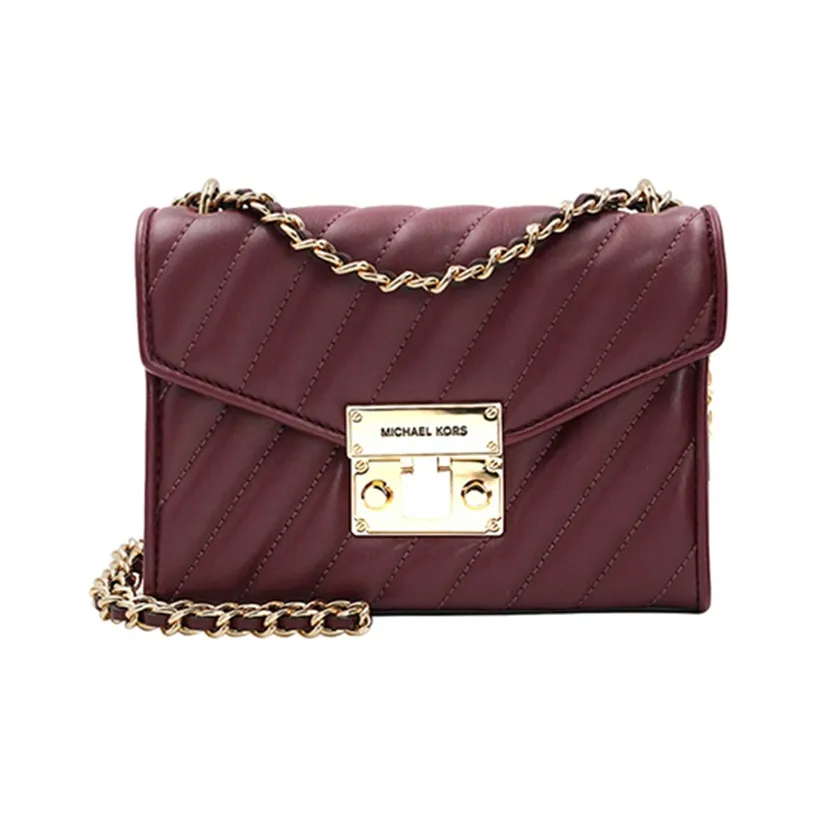 MICHAEL KORS Сумка через плечо из искусственной кожи женская бордового цвета