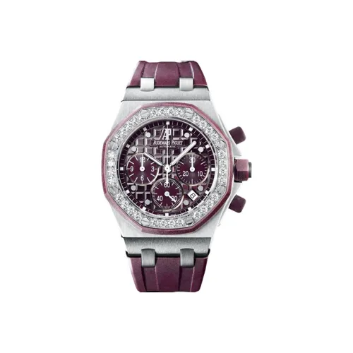 AUDEMARS PIGUET Автоматический Механический Movement Женские Часы Royal Oak Offshore Series 37 мм Фиолетовые