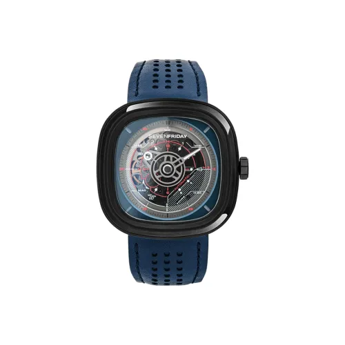 SEVENFRIDAY Автоматический Механический Movement Унисекс Часы 45,6mm*45mm*12,95mm Черные