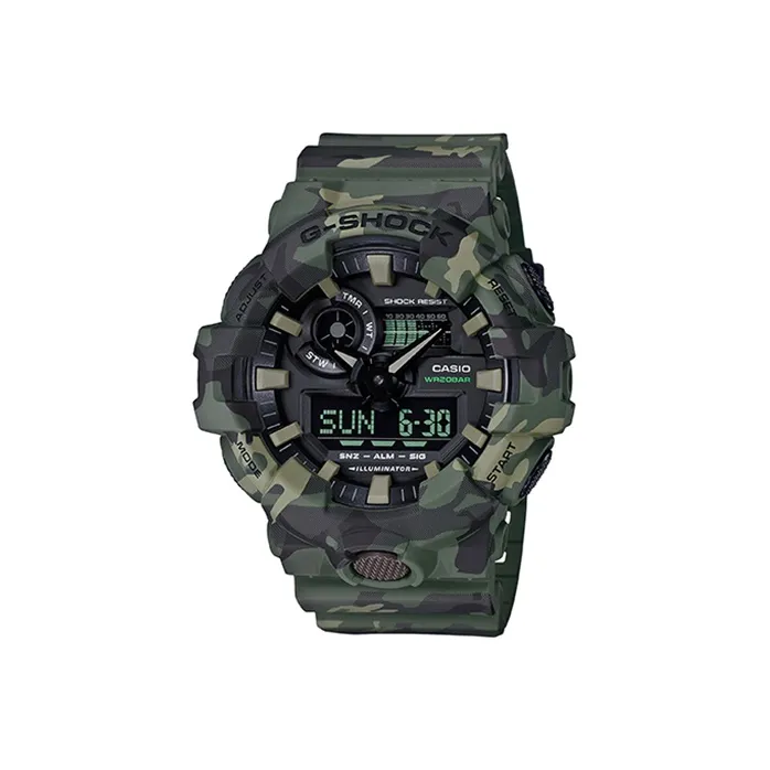 CASIO YOUTH Collection Кварцевый механизм Смольный ремешок Часы Мужские Черный циферблат