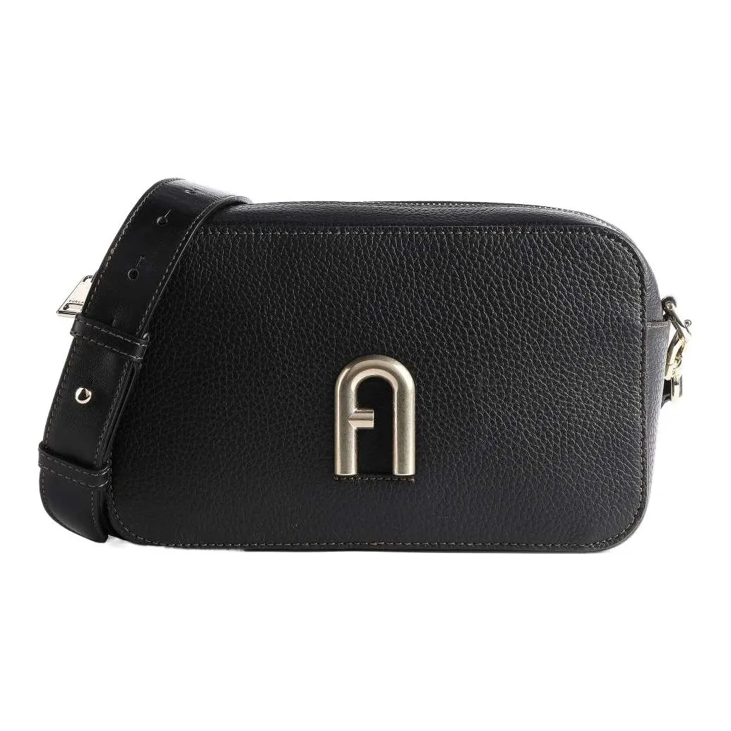 Furla Primula Кожа Camera Сумка Сумка через плечо Сумка на плечо Женская Черная