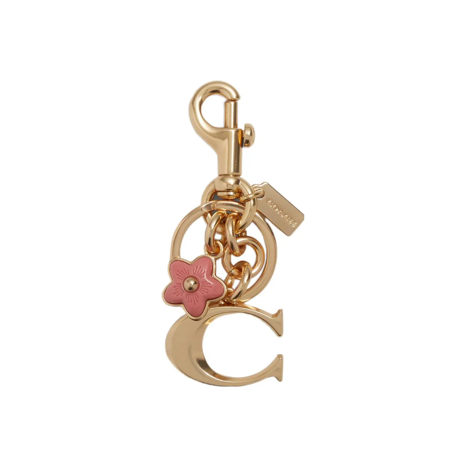 COACH Brass Charm Bag Merchandise Women's Gold