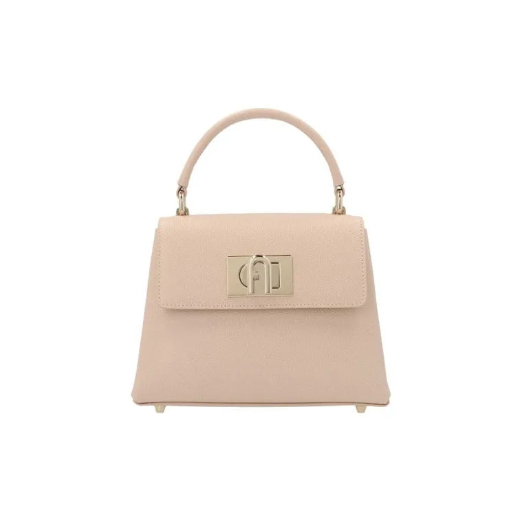Furla Cow Leather Handbag Mini Women's Pink
