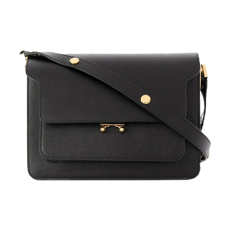 MARNI Trunk Foldover Medium Shoulder Bag