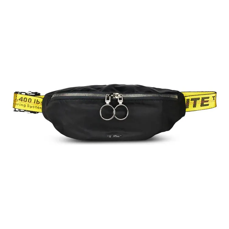 OFF WHITE Basic Fannypack Black Yellow