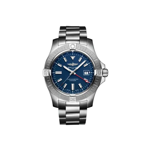 Breitling Автоматический Механический Movement Унисекс Avenger Часы 45 мм Синие