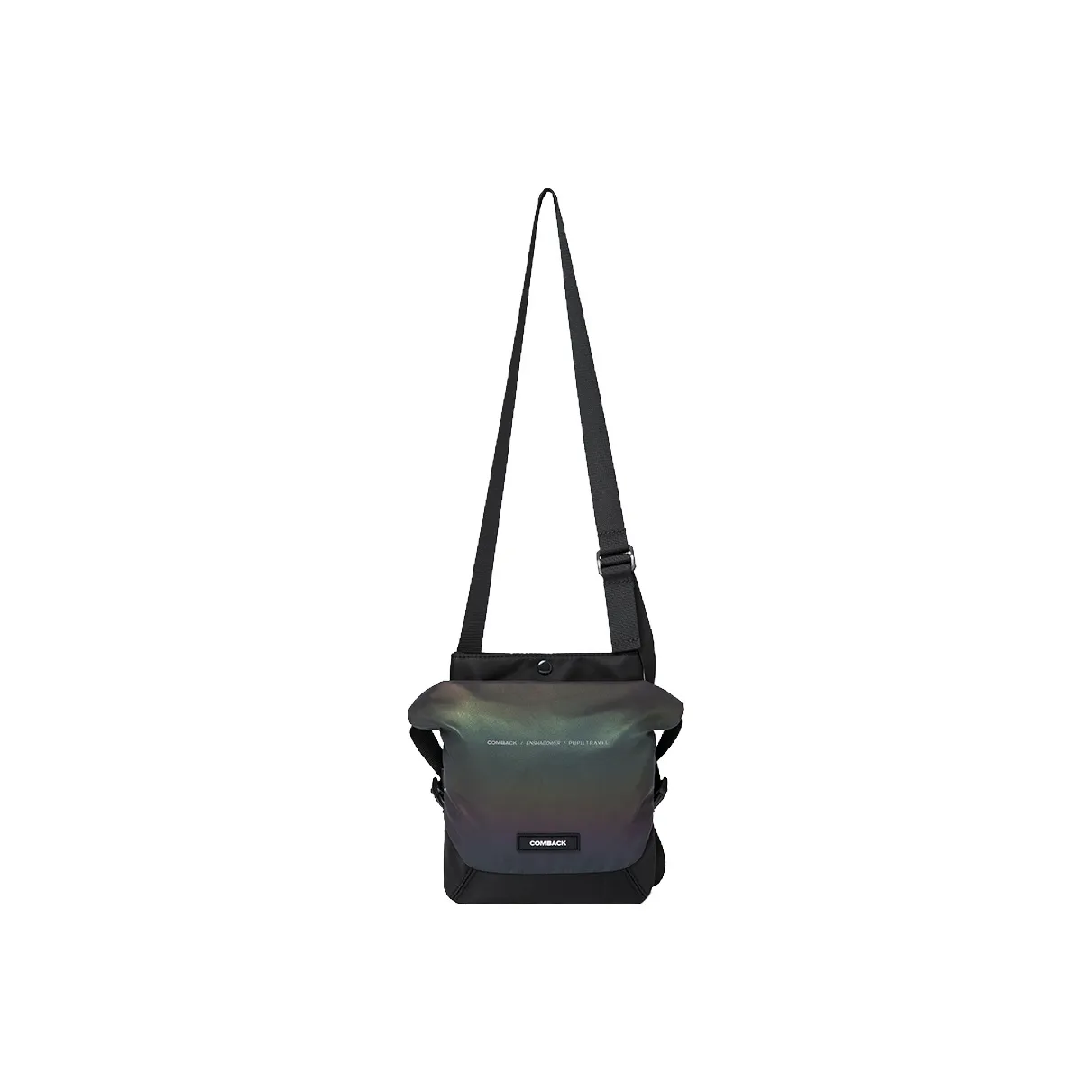 ENSHADOWER COMBACK X Pupiltravel Collaboration PU Crossbody Bag Regular Unisex Black