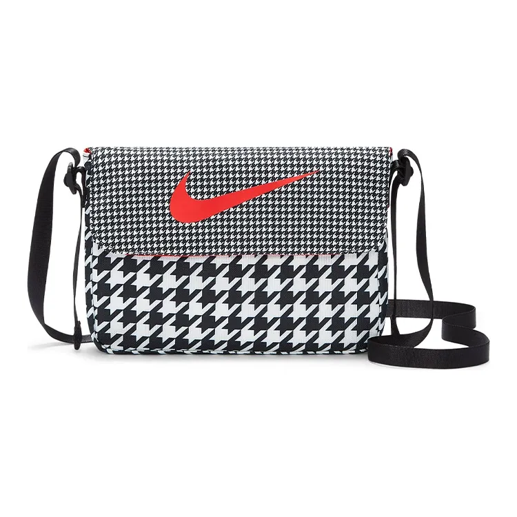 Nike Сумка через плечо унисекс черно-белая