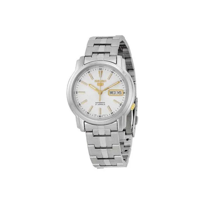 SEIKO Кварцевый механизм Мужская серия 5 Часы 36 мм Белый