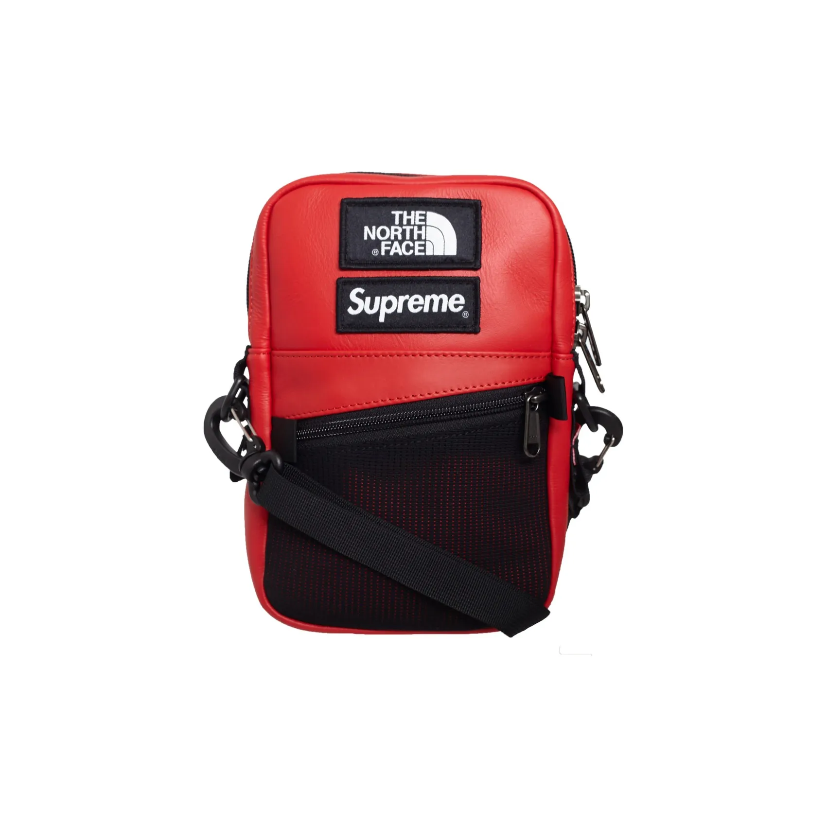 Supreme The North Face Collaboration Supreme FW18 Leather Cell Phone Pouch, Shoulder Bag, Crossbody Bag Regular Unisex