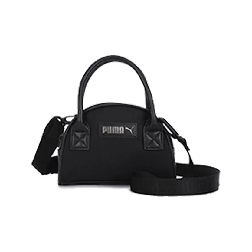 PUMA Artificial Leather Handheld Bag Handbag Shoulder Bag Crossbody Bag Regular Women's Black