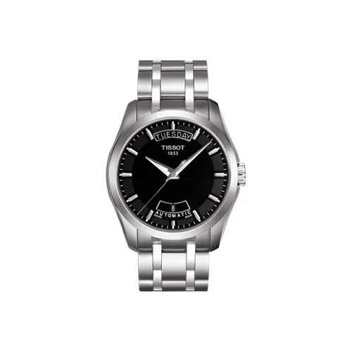 Tissot Автоматический Механический Movement Мужские Часы Kutu Collection 39 мм Черные
