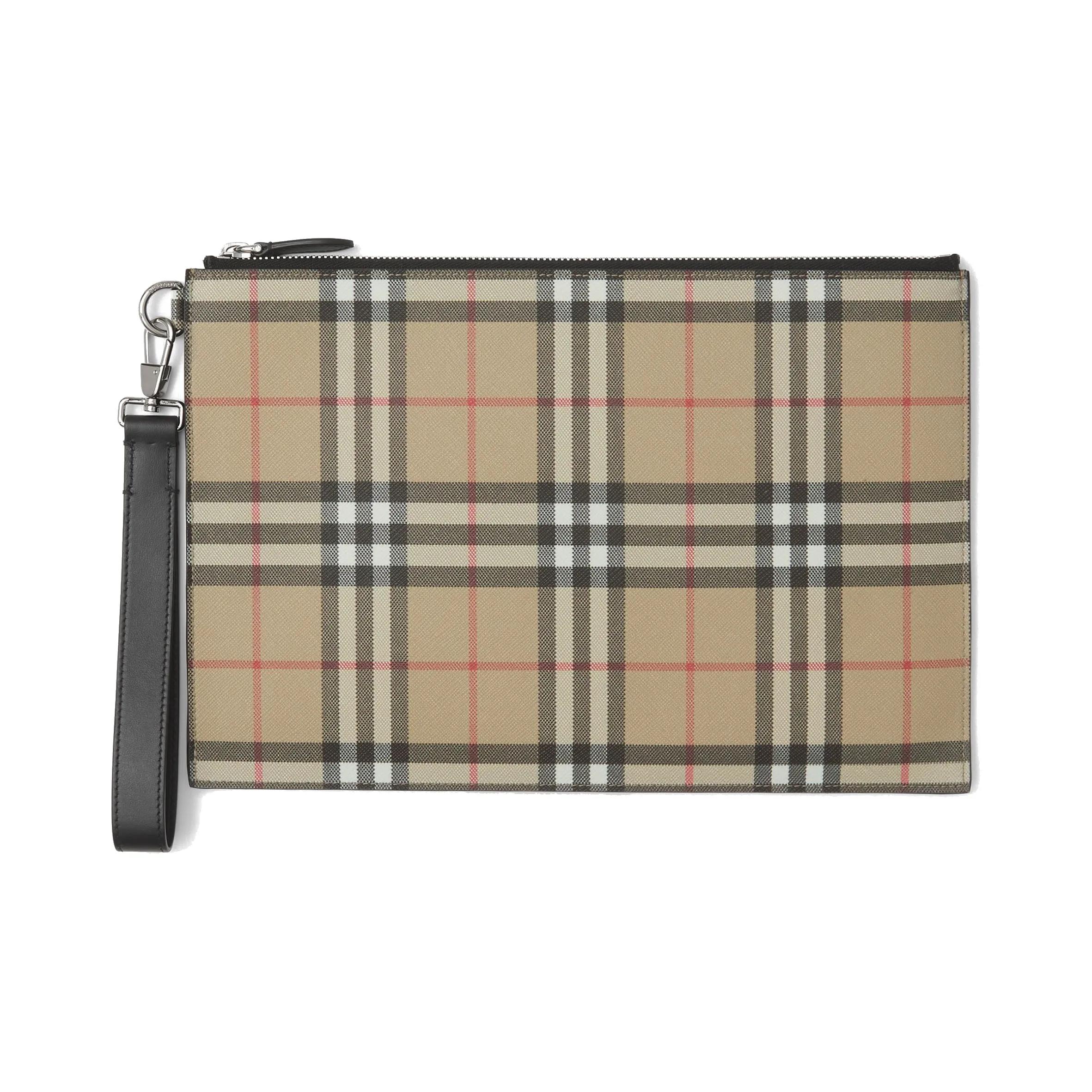 Burberry Vintage Eco Friendly Canvas Storage Bag Clutches Regular Men's Archive Beige