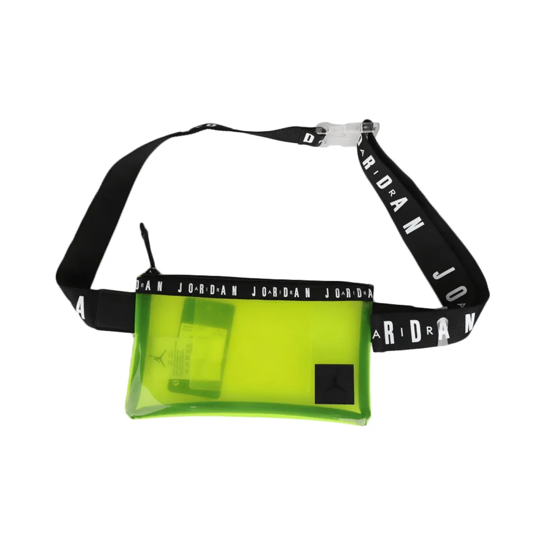 Джордан Полиэстер Sling Сумка Одно плечо Через плечо Детская сумка Бананка Обычная Унисекс Яблочно-зеленый