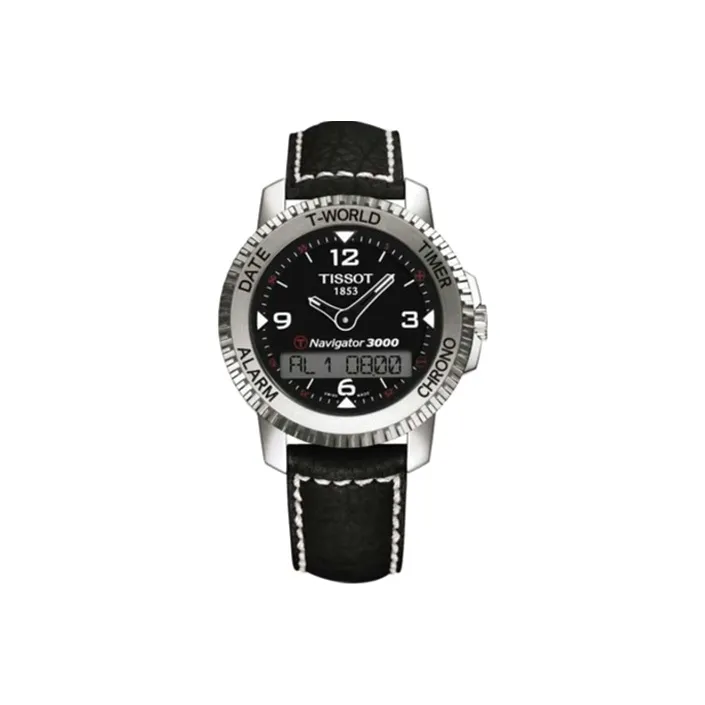 Tissot Quartz Механизм Мужские Часы серии Tengzhi Infinite 42,5 мм Черные