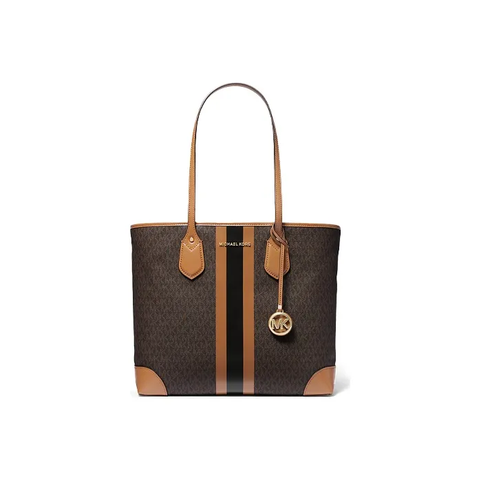 MICHAEL KORS ЭВА Искусственная кожа MOTHER Daughter Тоут Сумка Сумка для покупок Сумка Сумка через плечо Женская Желудево-коричневая