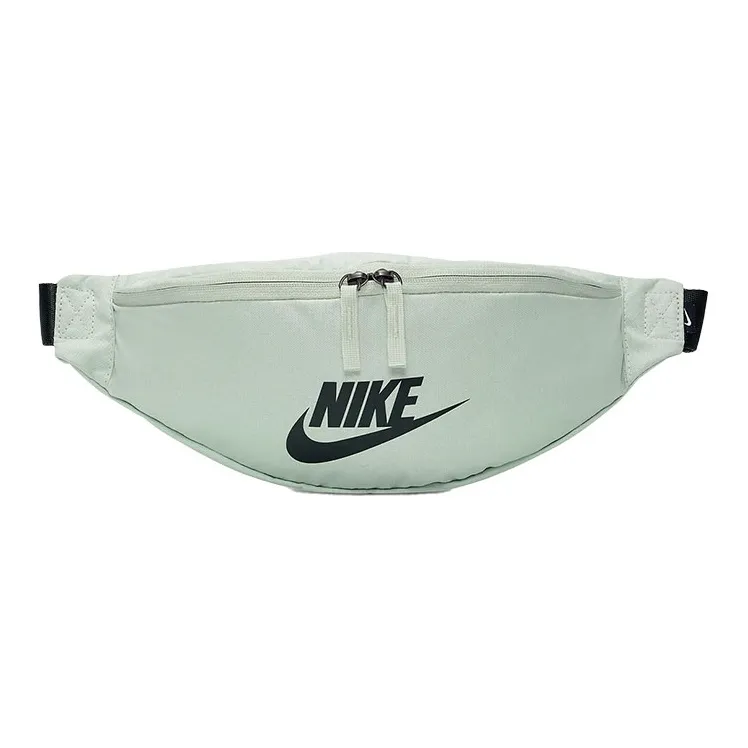 Nike Heritage Polyester Sling Bag, Crossbody Bag, Fanny Pack Regular Unisex Light Matcha Green