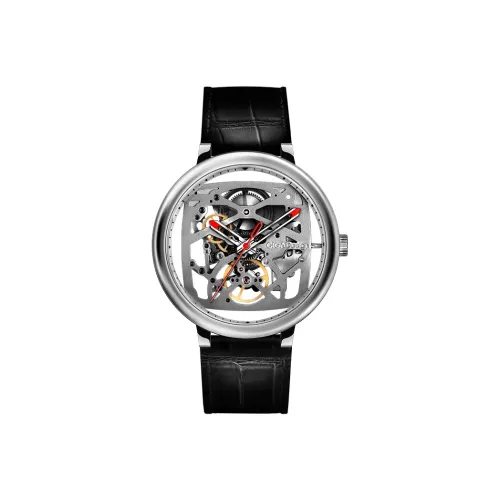 CIGA Design Автоматический Механический Movement Мужские Часы FangYuan 44mm*44mm*13,6mm Серебряные