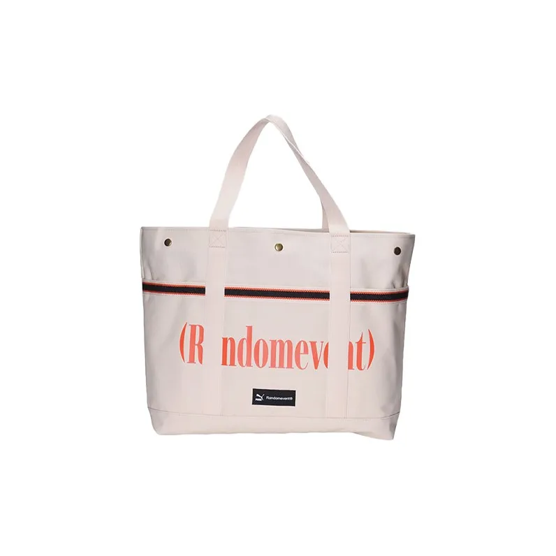 PUMA Randomevent Collaboration Ткань Тоут Сумка Сумка для покупок Тоут Сумка Стандартная Унисекс Белый