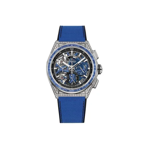 ZENITH Автоматический Механический Movement Мужские Часы Defy Collection 44 мм Синие