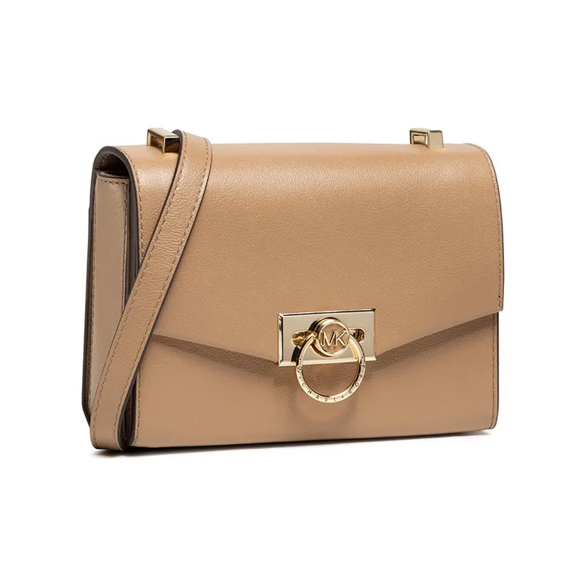 MICHAEL KORS Leather Shoulder Bag Mini Women's Camel