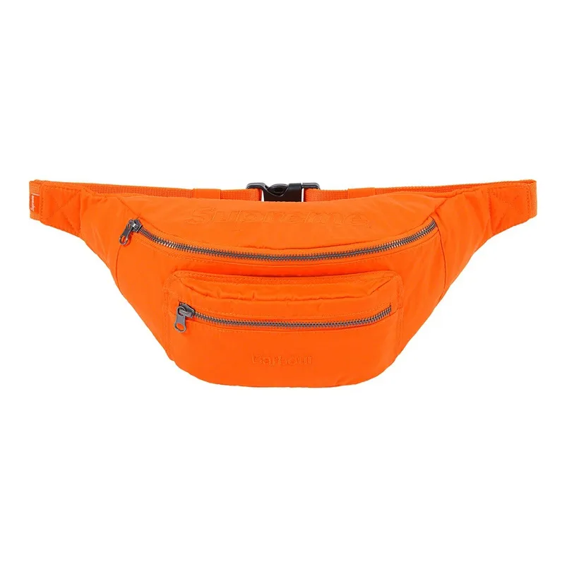 Supreme Barbour Collaboration Холст Сумка через плечо Слинг-сумка Сумка на пояс Стандартная Унисекс Многоцветная