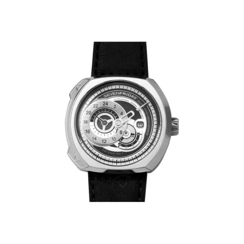 SEVENFRIDAY Автоматический Механический Movement Мужские Часы 49mm*11,3mm Черные
