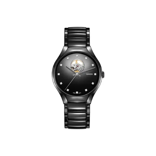 RADO Автоматический Механический Movement Унисекс Realme Collection Часы 40mm*10,4mm Черные