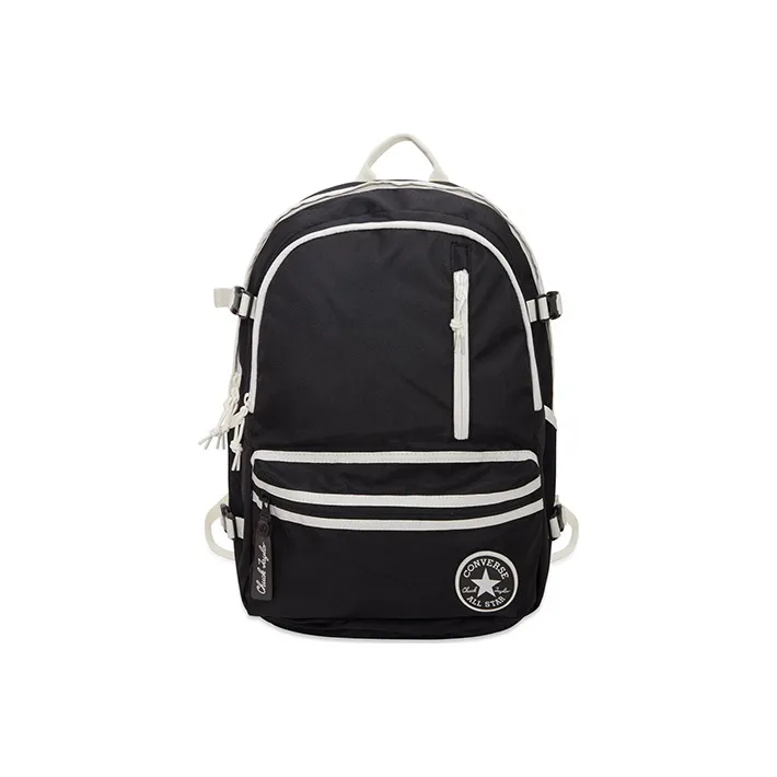 Converse Straight Edge Polyester Backpack Regular Unisex Black