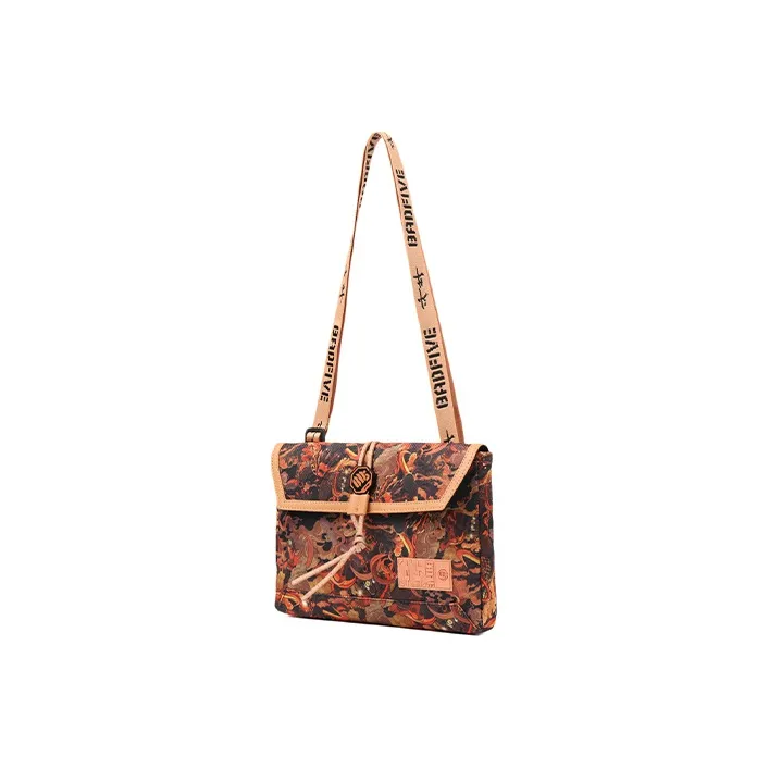 Полиэстеровая подкладка сумка через плечо сумка на плечо унисекс оранжевый