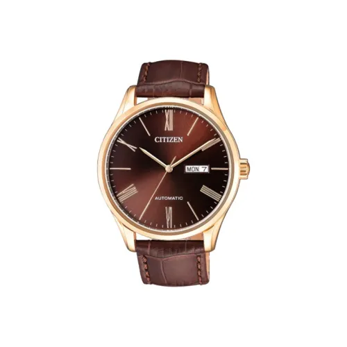 CITIZEN Механические Мужские Часы Movement Кофе