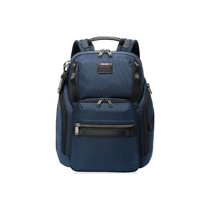 TUMI Alpha Bravo Nylon Backpack Men's Blue