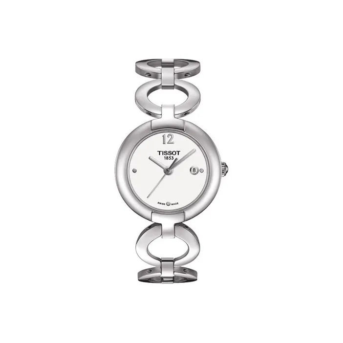 Tissot Quartz Movement Женские T Lady Collection Часы 27,95 мм Белый