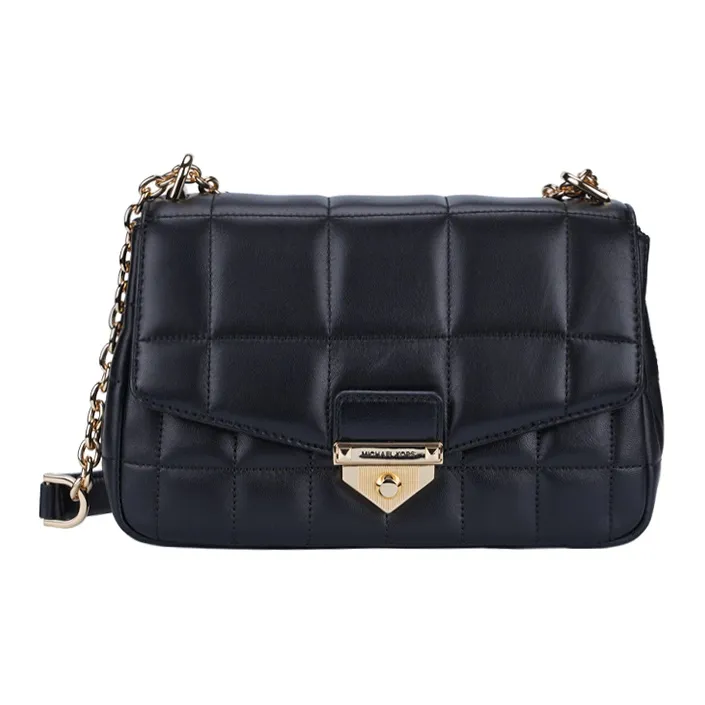 MICHAEL KORS Sheepskin Shoulder Bag Tubas Women's Black