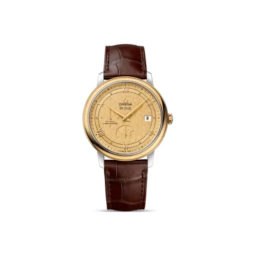 OMEGA Автоматический Механический Movement Мужские Elegant Saucer Series Часы 39,5 мм Золотые