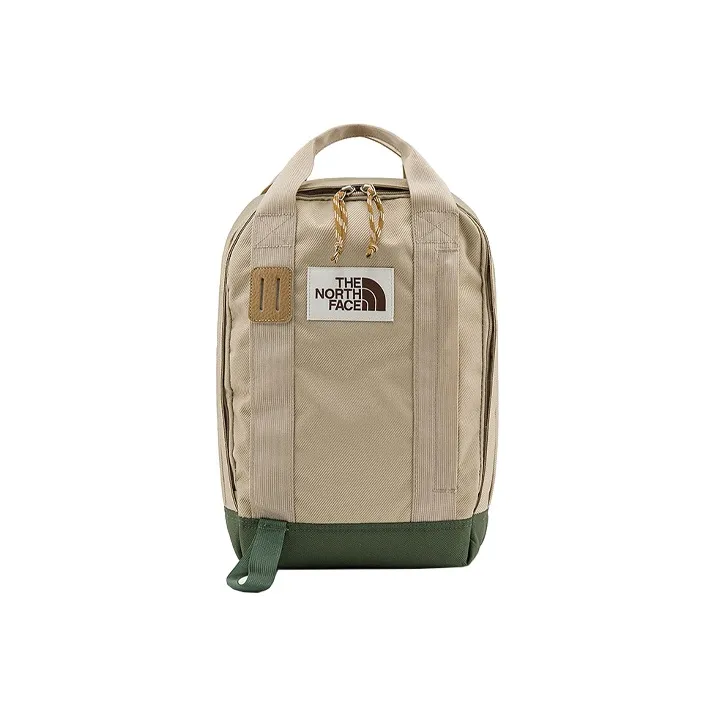 THE NORTH FACE 14.5L Backpack Outdoor Bag Polyester Khaki Unisex